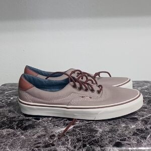 Vans Brand New Unisex Brown Canvas Sneakers Size 8.5/ Womens 10